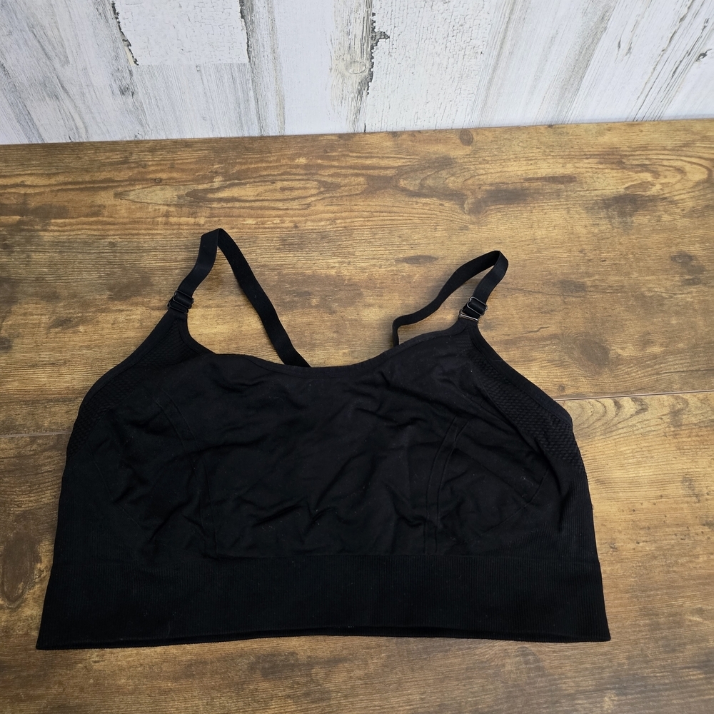 Women's Black Seamless Bralette